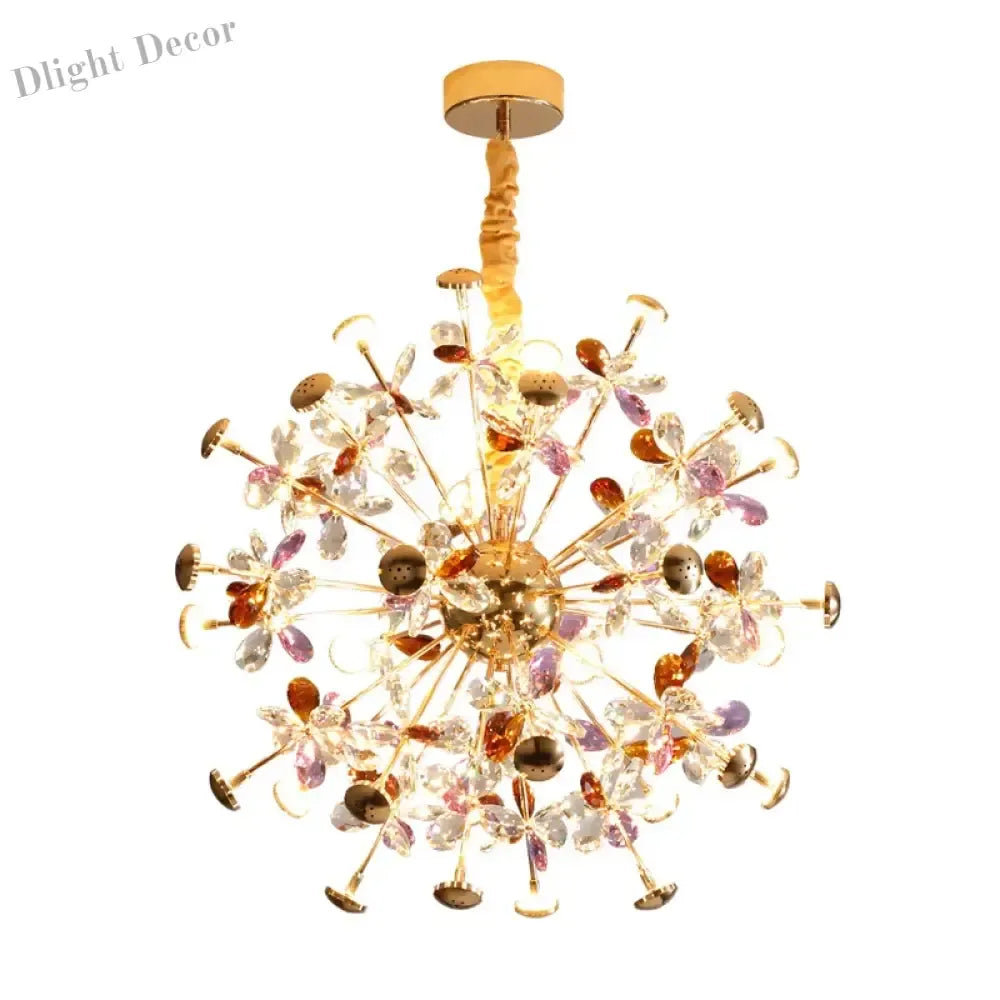 Luxury Color Crystal Restaurant Chandelier