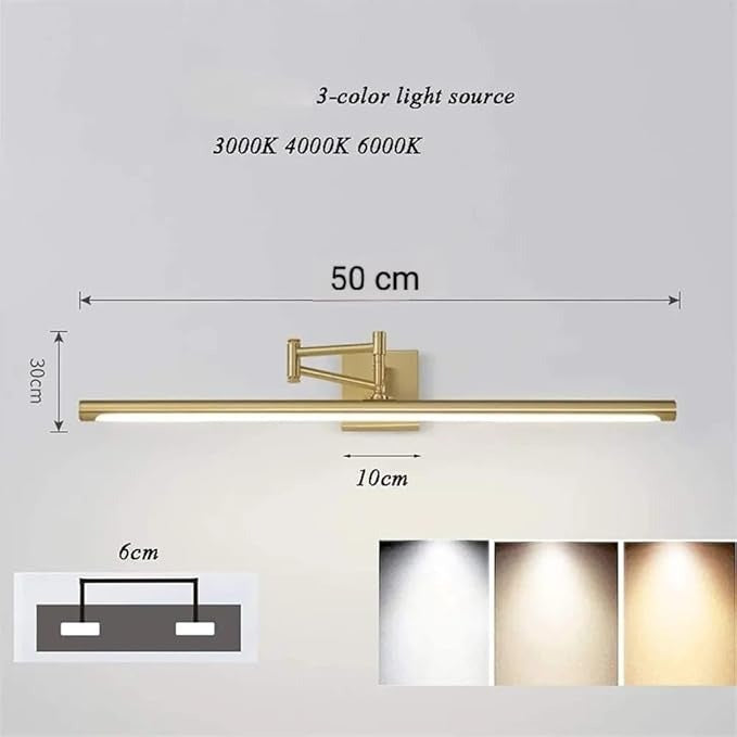 Black\Gold  Finish LED Mirror/Vanity/Bathroom/Picture Light
