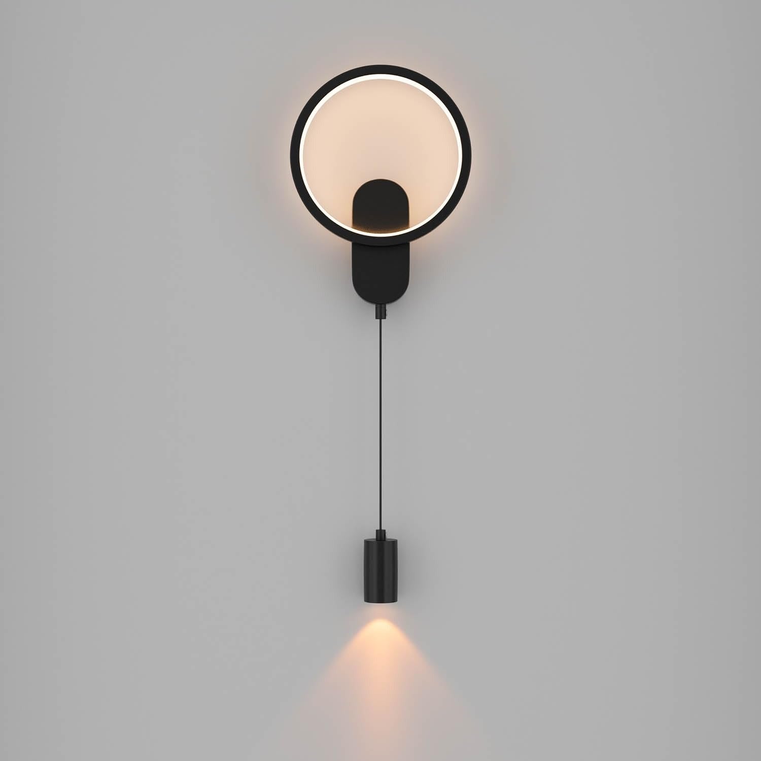 Metal Moon Strike Wall-Hanging Pendant Light