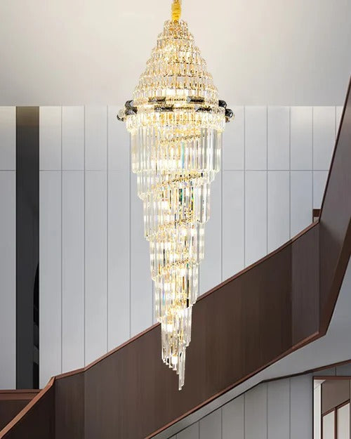 Duplex Crystal Chandelier 550x1800MM