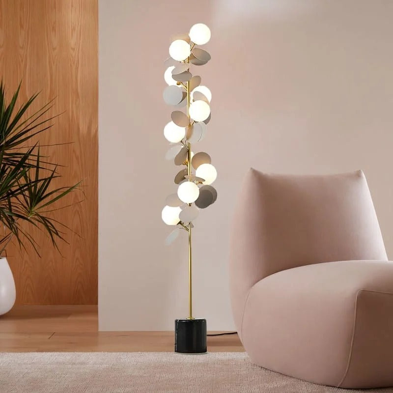 The Shades of Grey Glass Floor Lamp