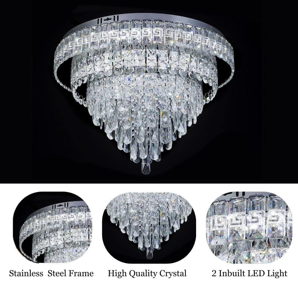 Crystal Flusmount -  LED Lights