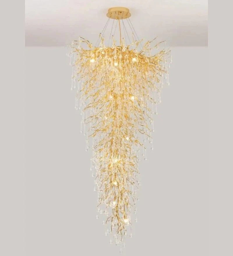 Crystal Double Height Chandelier