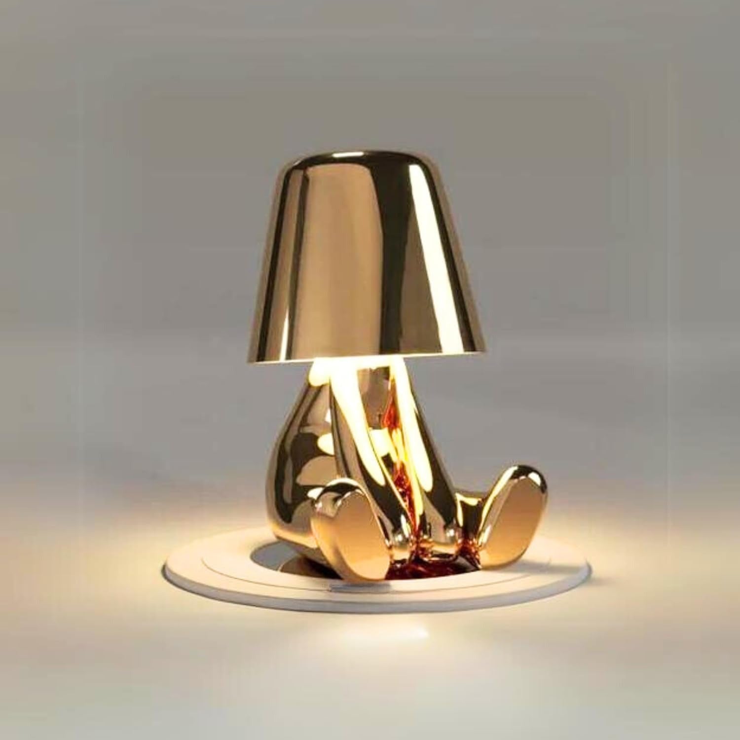 GlowMen Thinker Statue LED Table Lamp