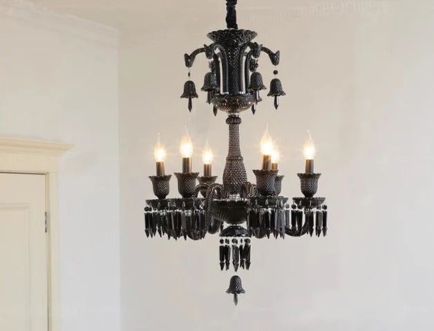 Black Crystal Chandelier