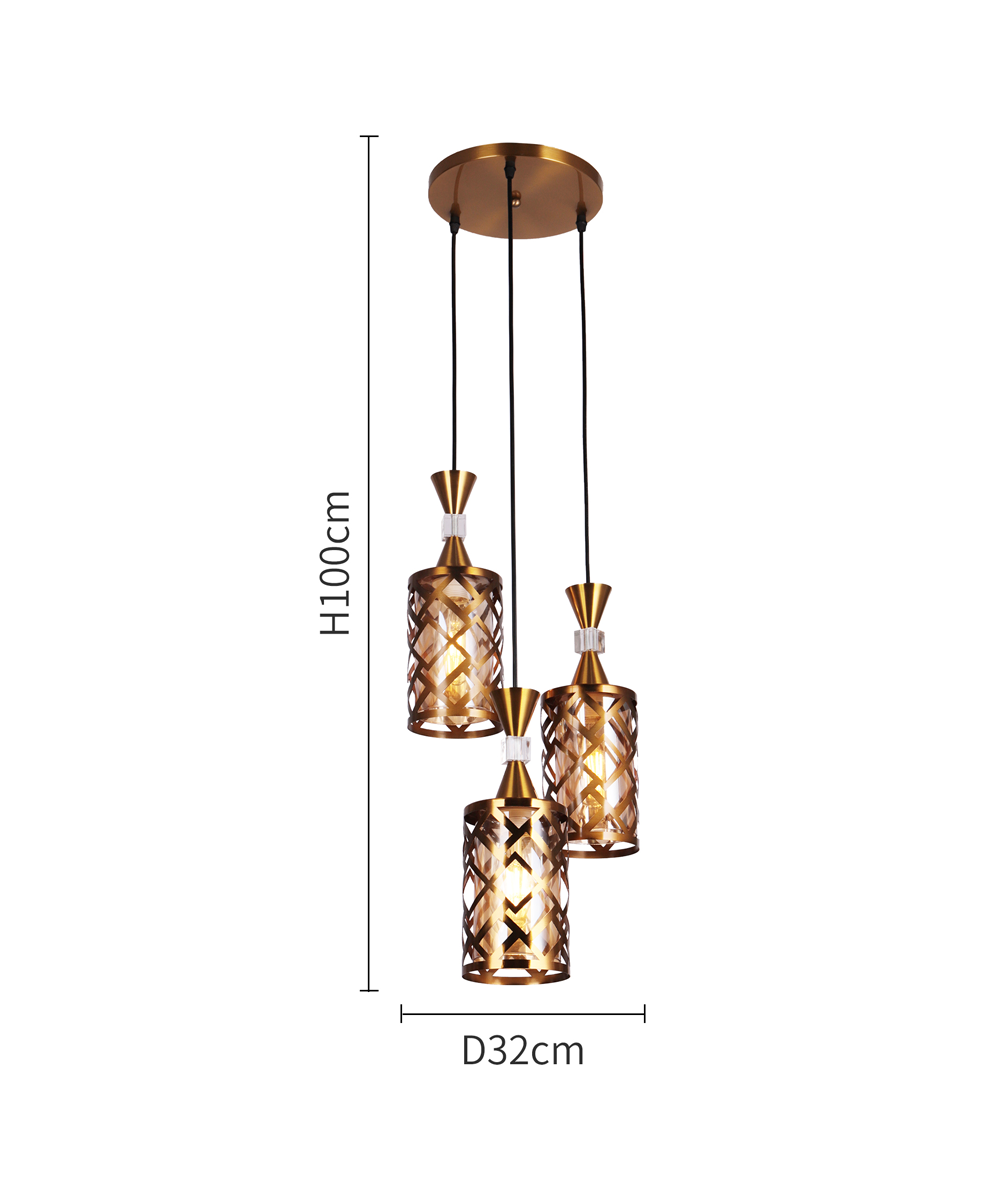PL- 4-312-3xE27 Pendant Lamp