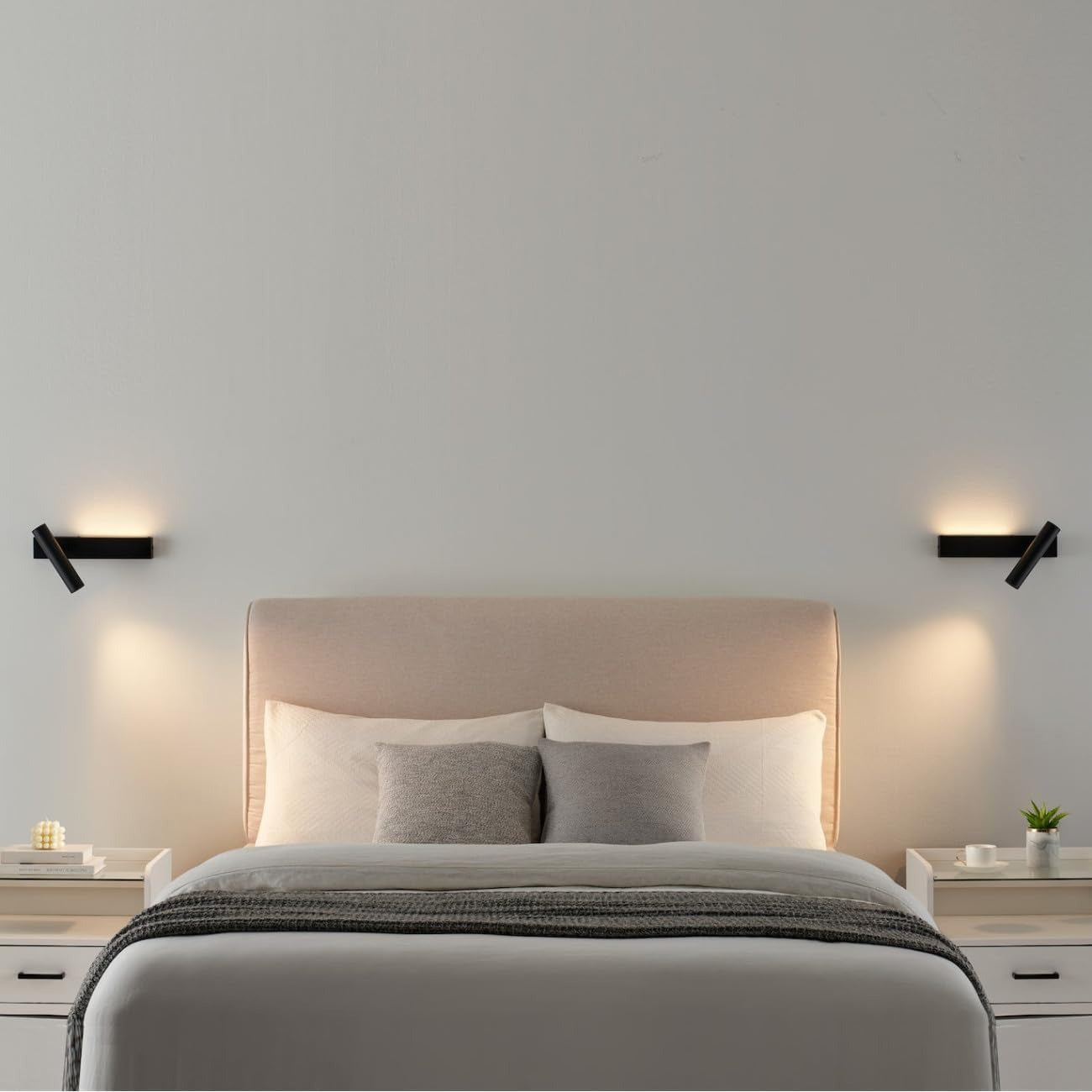 Black Sport Light Headboard Reading Light