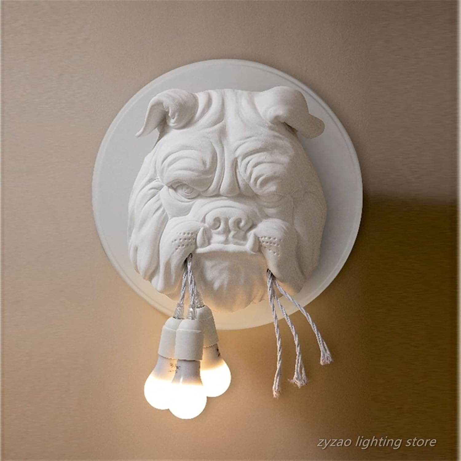 Wall lamp Animal Dog Resin
