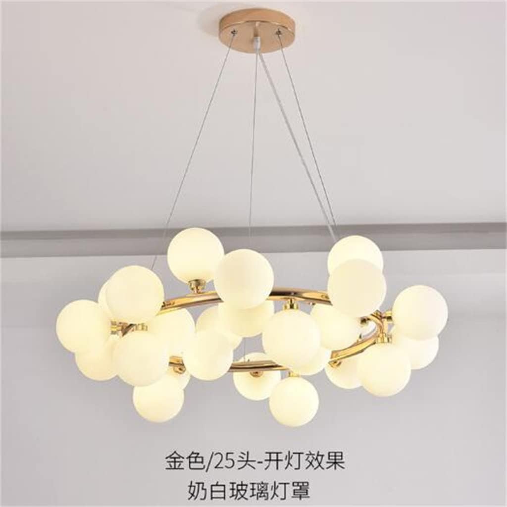 Gold Color Chandelier with 25 Lights Bulbs