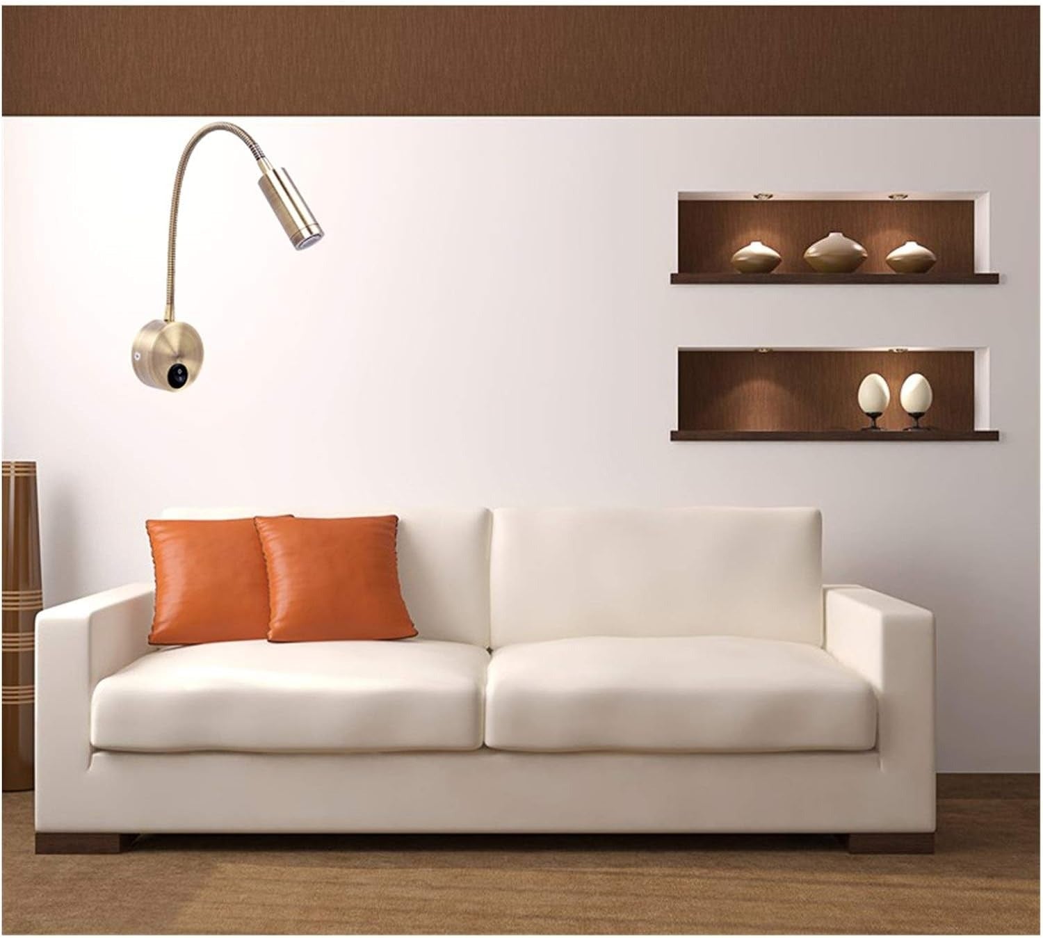 Lámpara de pared LED flexible