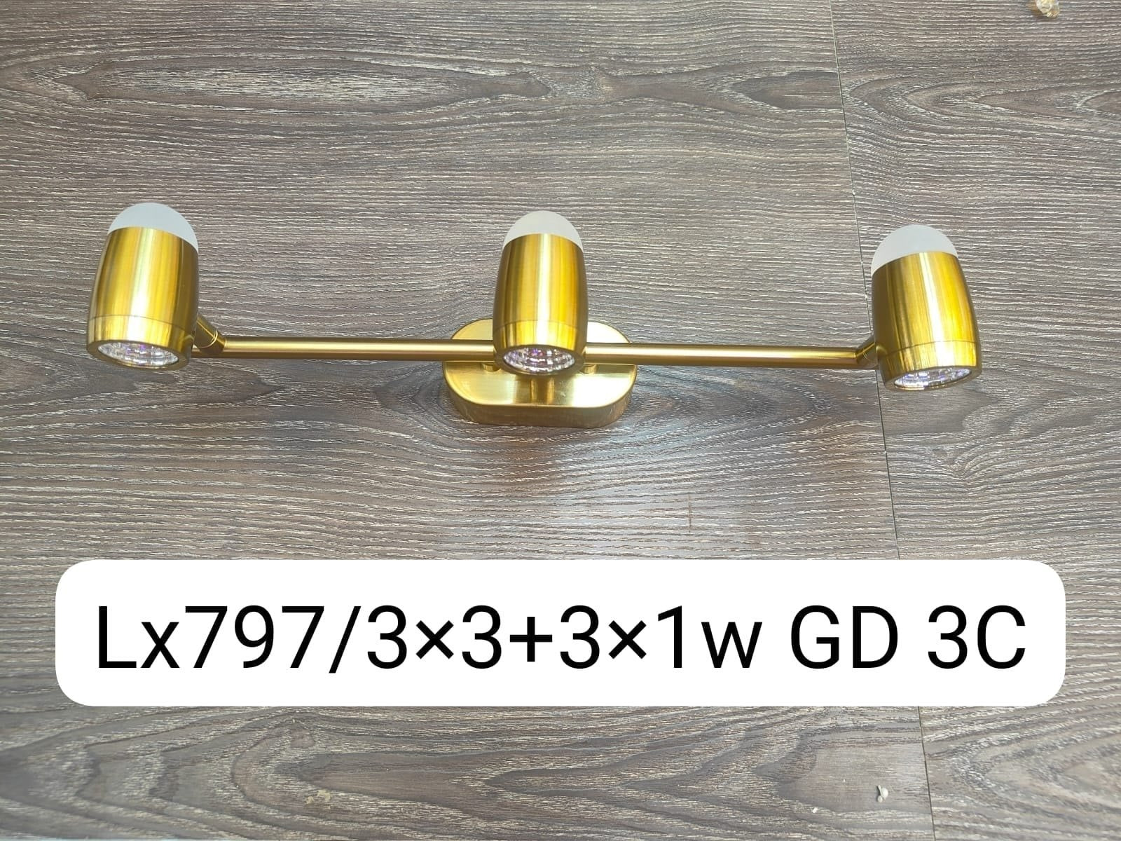 Golden Accent Trio Modern LED Mirror Light HomeMirror lightsMirror lightsGolden Accent Trio Modern LED Mirror Light