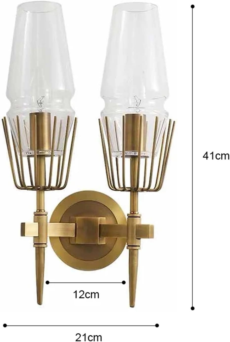 Glass Wall Lamp Nordic Postmodern Light