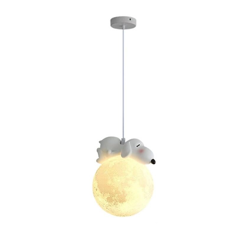 Modern Resin Globe Pendant Light