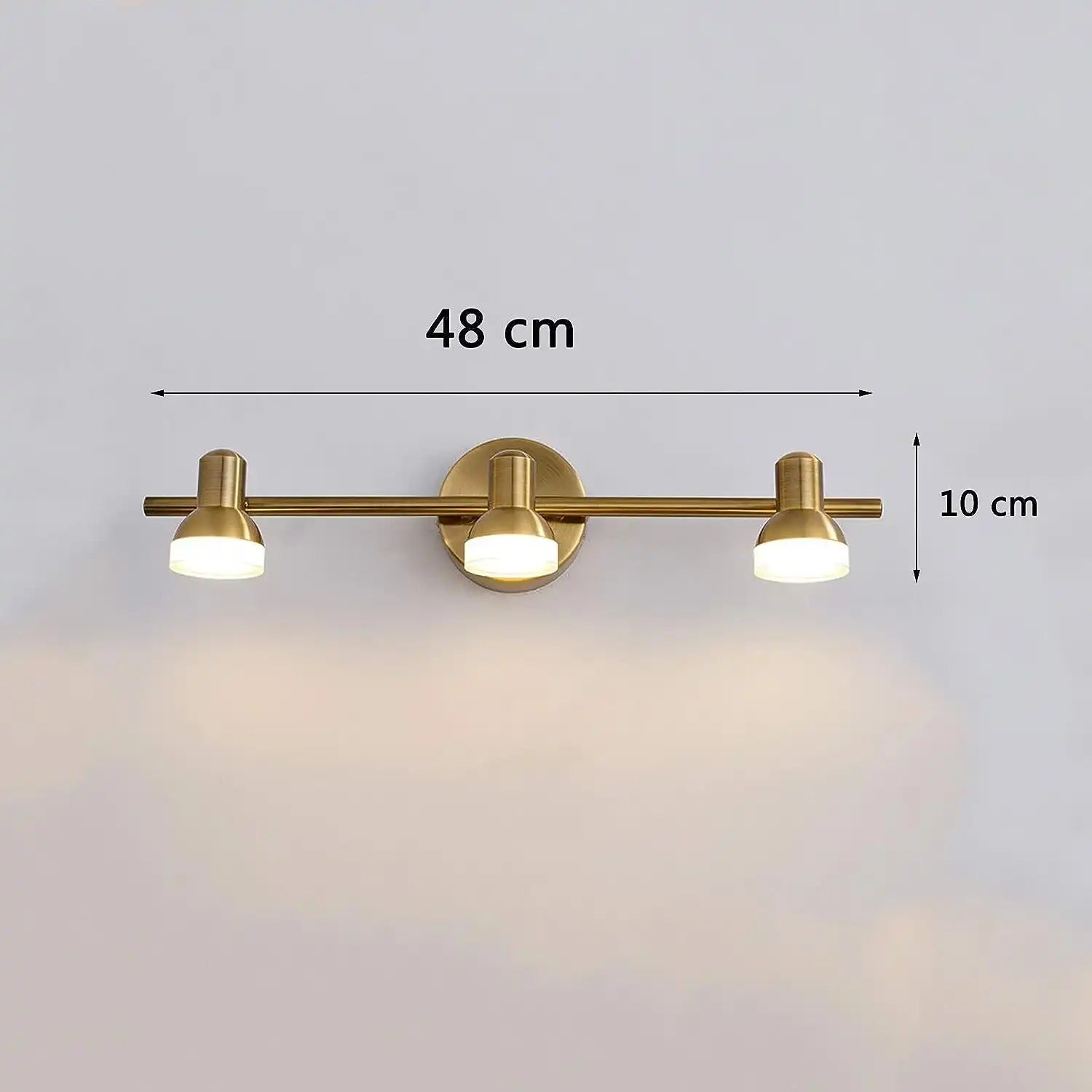 MODERN GOLDEN BODY LED MIRROR LIGHT