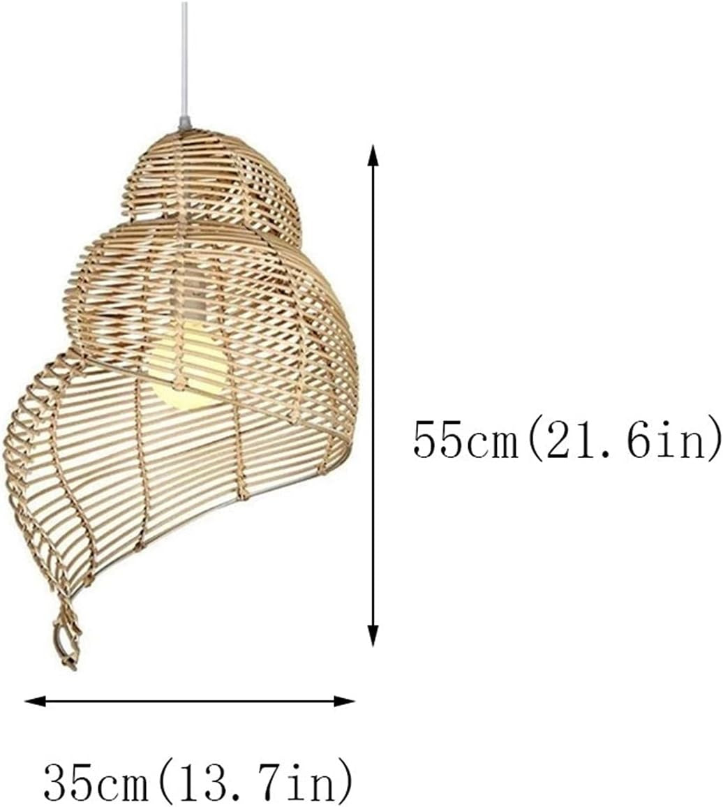 Hand-Woven Bamboo lamp