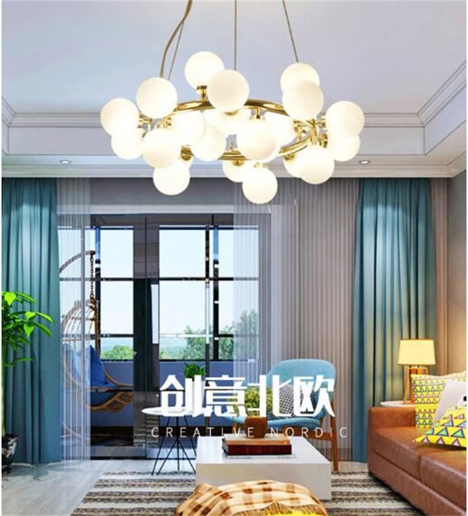 Gold Color Chandelier with 25 Lights Bulbs