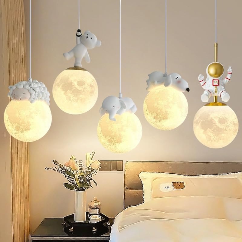 Modern Resin Globe Pendant Light