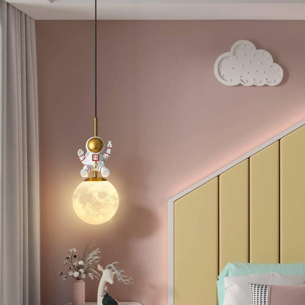 Children's Room Pendant Light Moon Hanging Ceiling Lamp