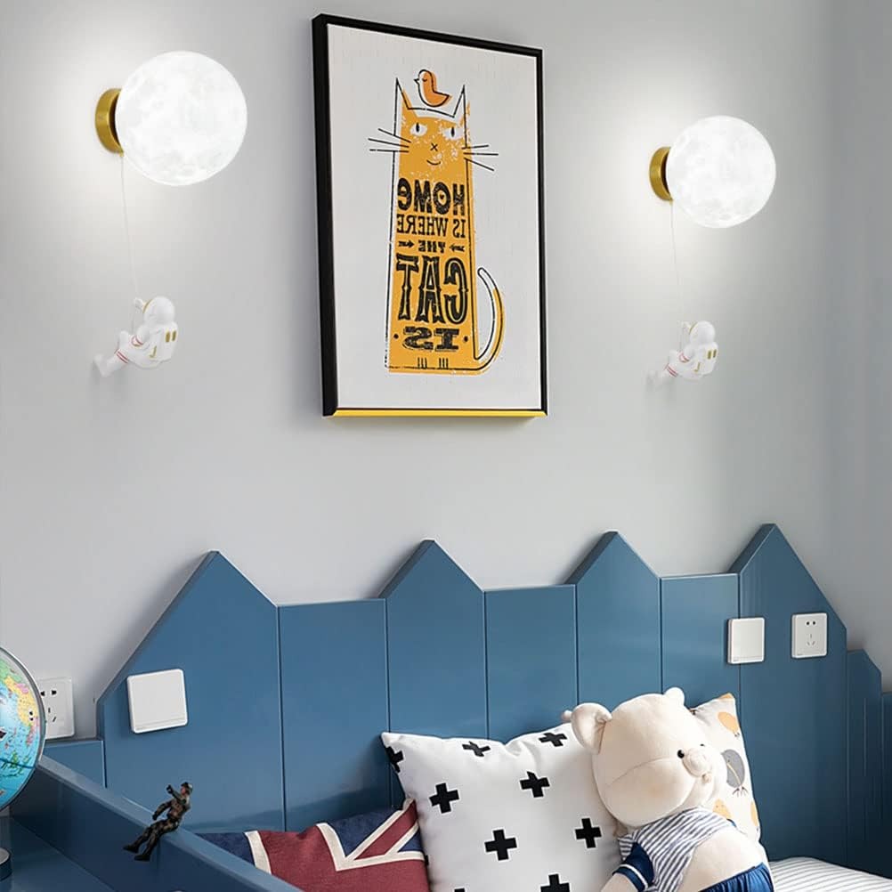 Modern Wall Sconces Planet Moon Lamp