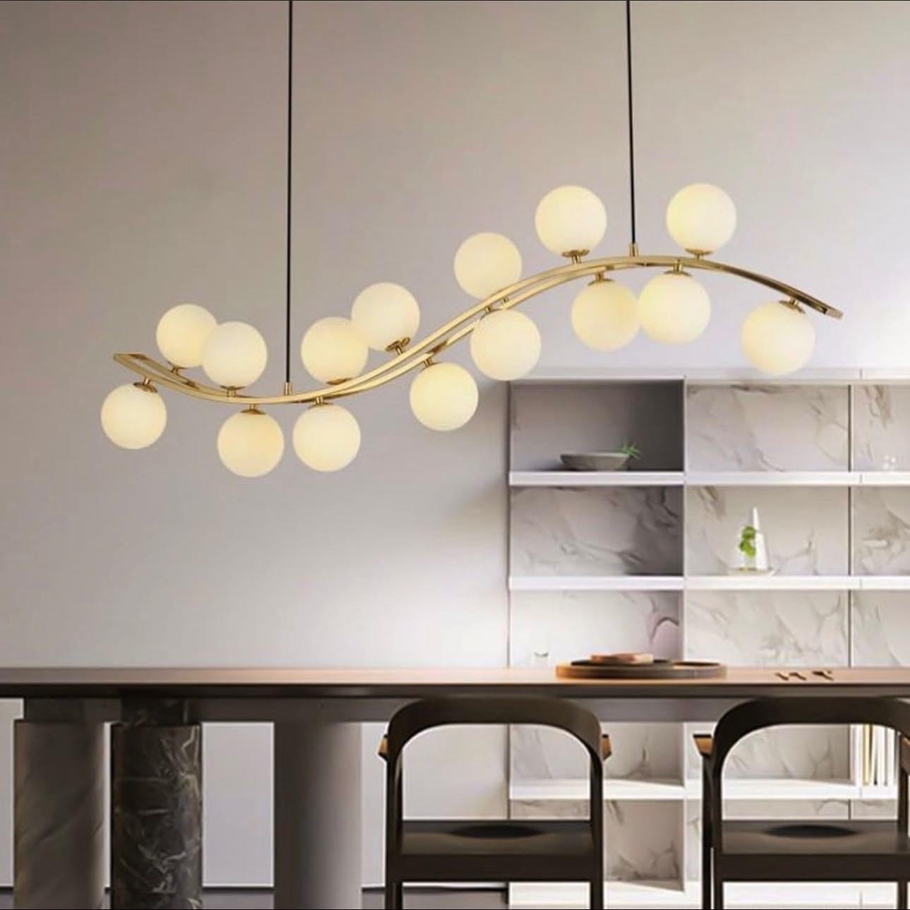Modern Minimalistic Frosted Ball Led Pendant Hanging Lamp