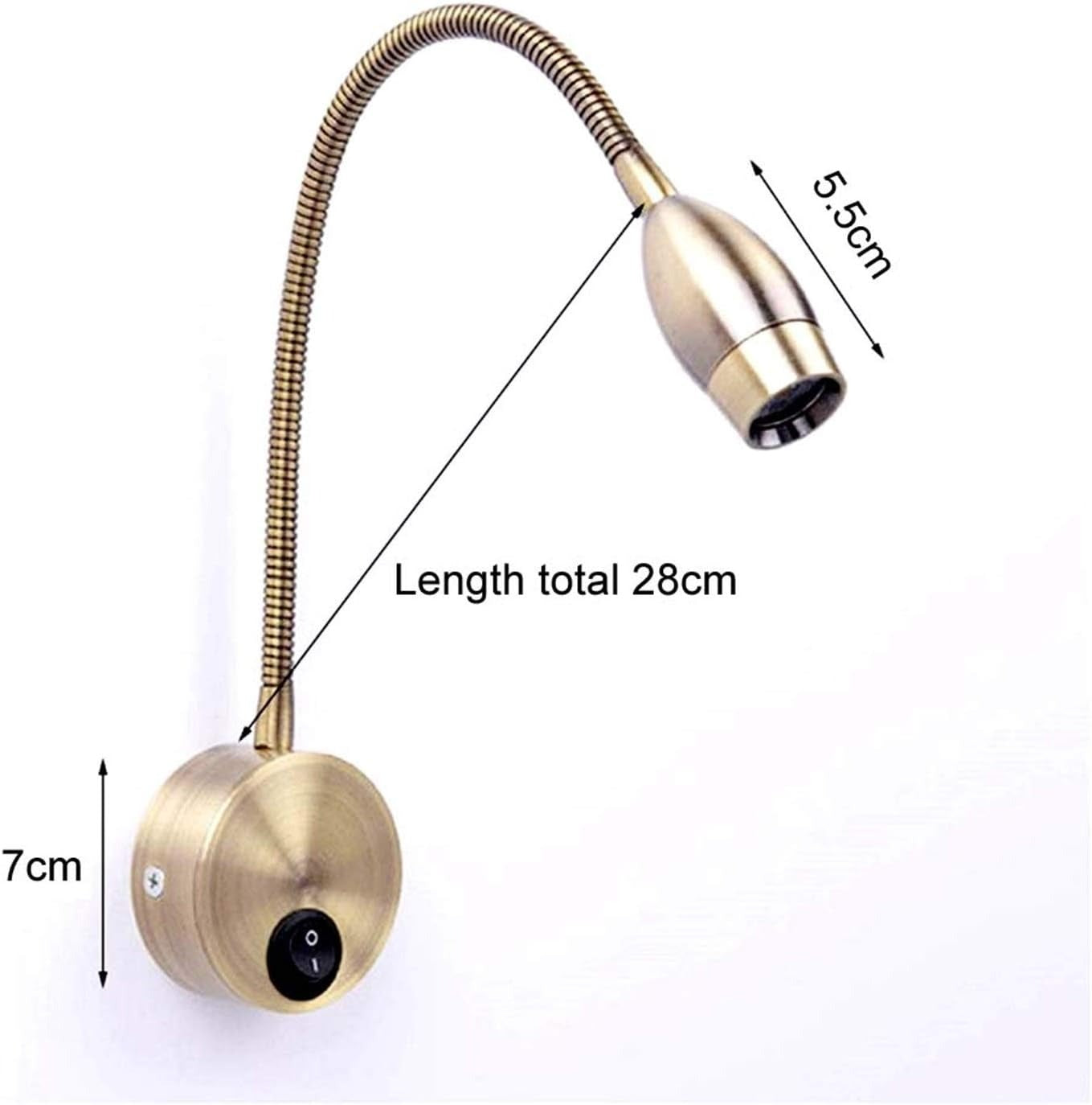 Lámpara de pared LED flexible